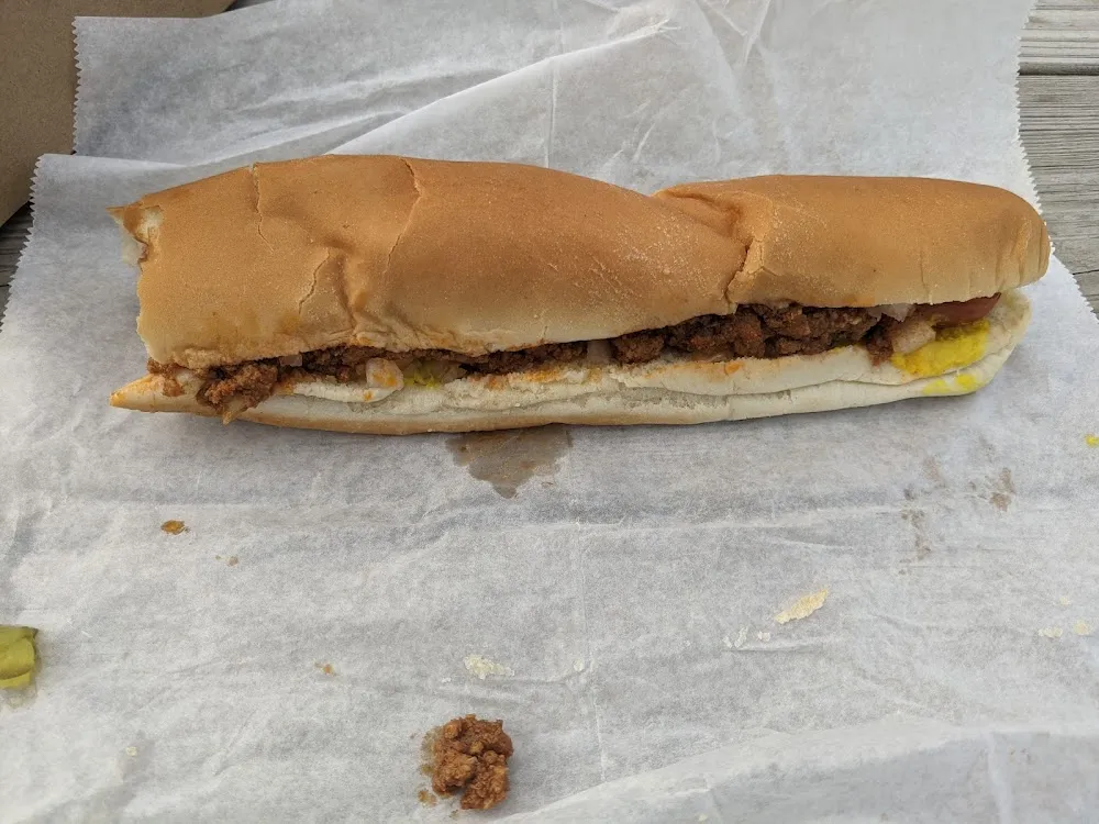 Everything Foot Long Hot Dog